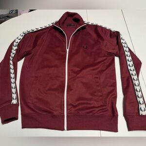 Fred Perry oxblood track jacket